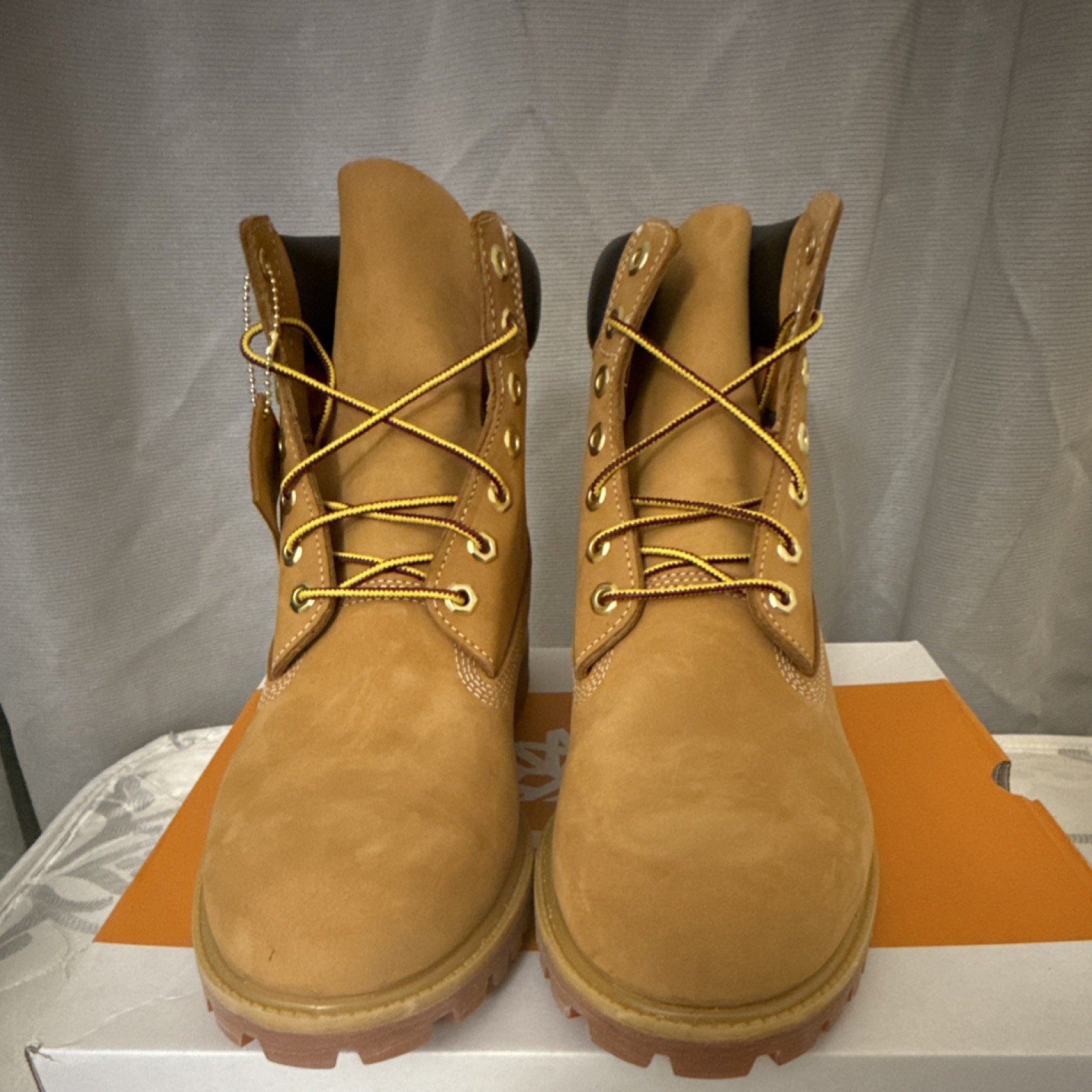 Timberland Waterproof Wheat Nubuck Men’s Combat Boots Size 12 Lace Up
