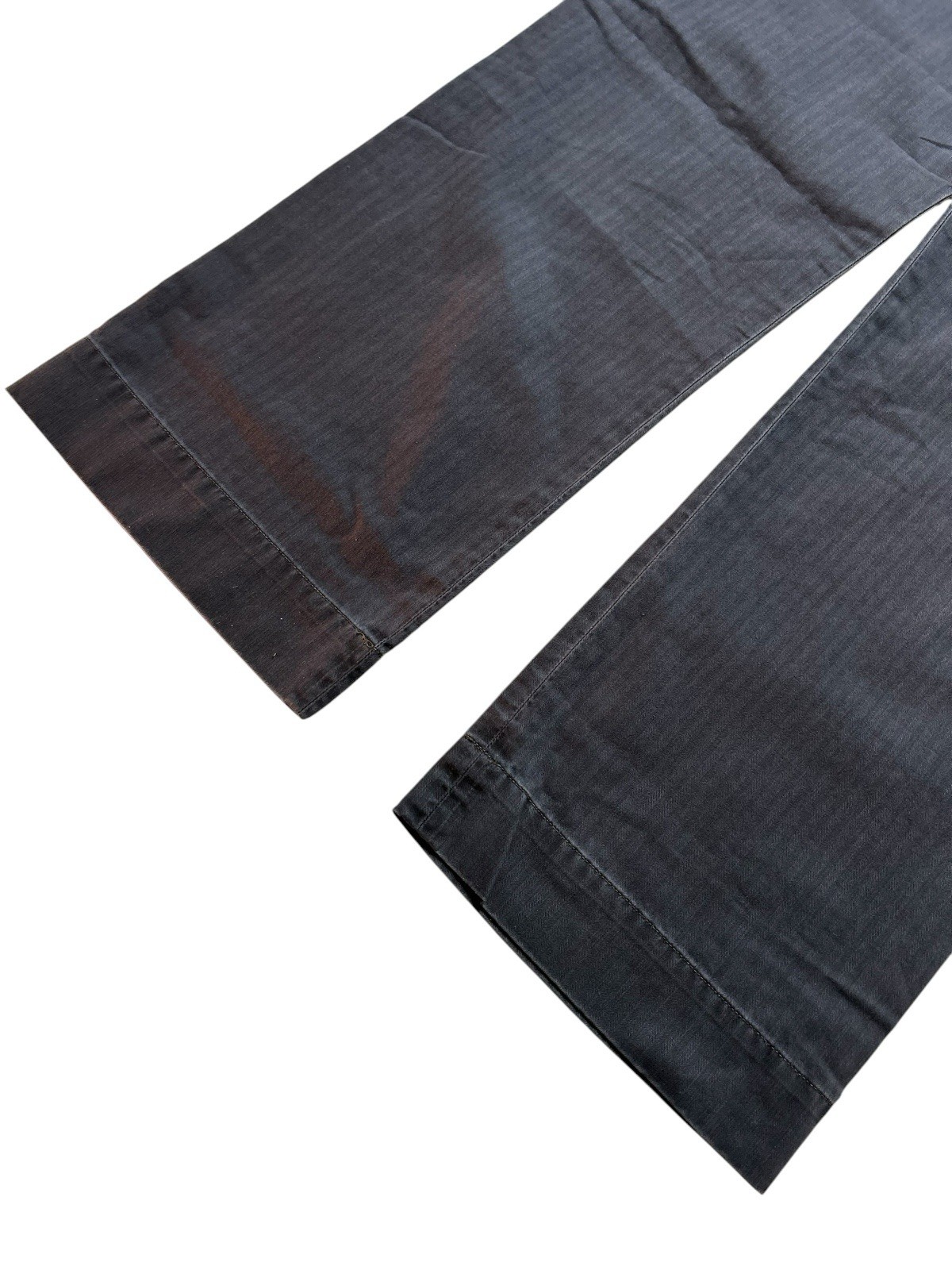 RRL Double RL Washed Black Herringbone Twill Field Trouser Size 34×34 Fit W37
