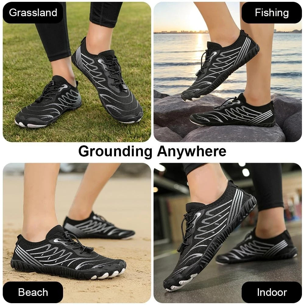 Grounding Shoes with Copper Sole Grounded Barefoot Footwear for Comfort & Health
