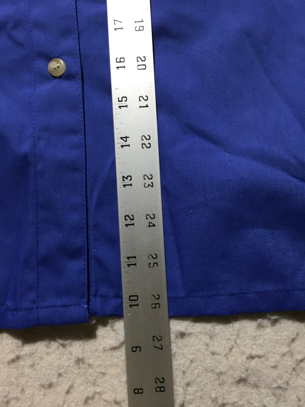 NEW Blue Generation Work Uniform Shirt Womens S Small Blue Long Sleeve Button