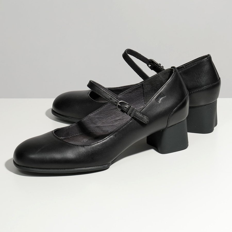 Womens Camper Katie Leather Mary Jane Pumps Elegant Dressy Heel Shoes NEW