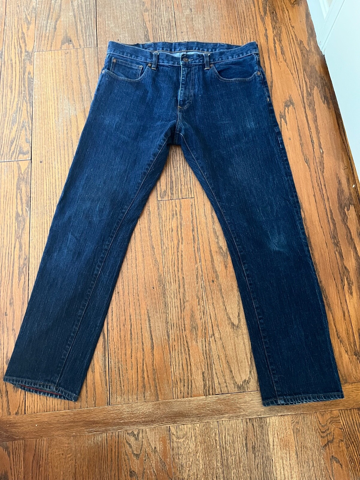 Brooks Brothers Mens Jeans Blue 99% Cotton 1% Spandex Classic 38/32