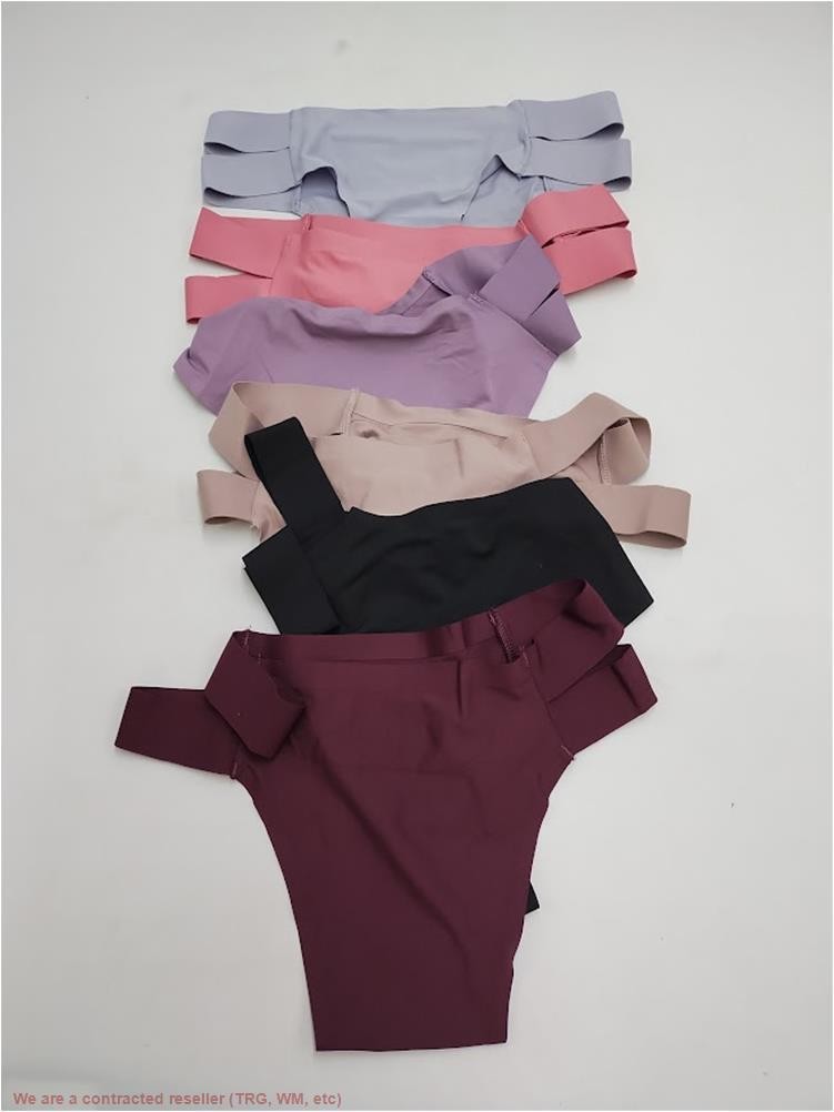 Knowyou Cotton Womens Underwear No Show High Cut 6 Per Pack XL *SEE DEAL!!!*