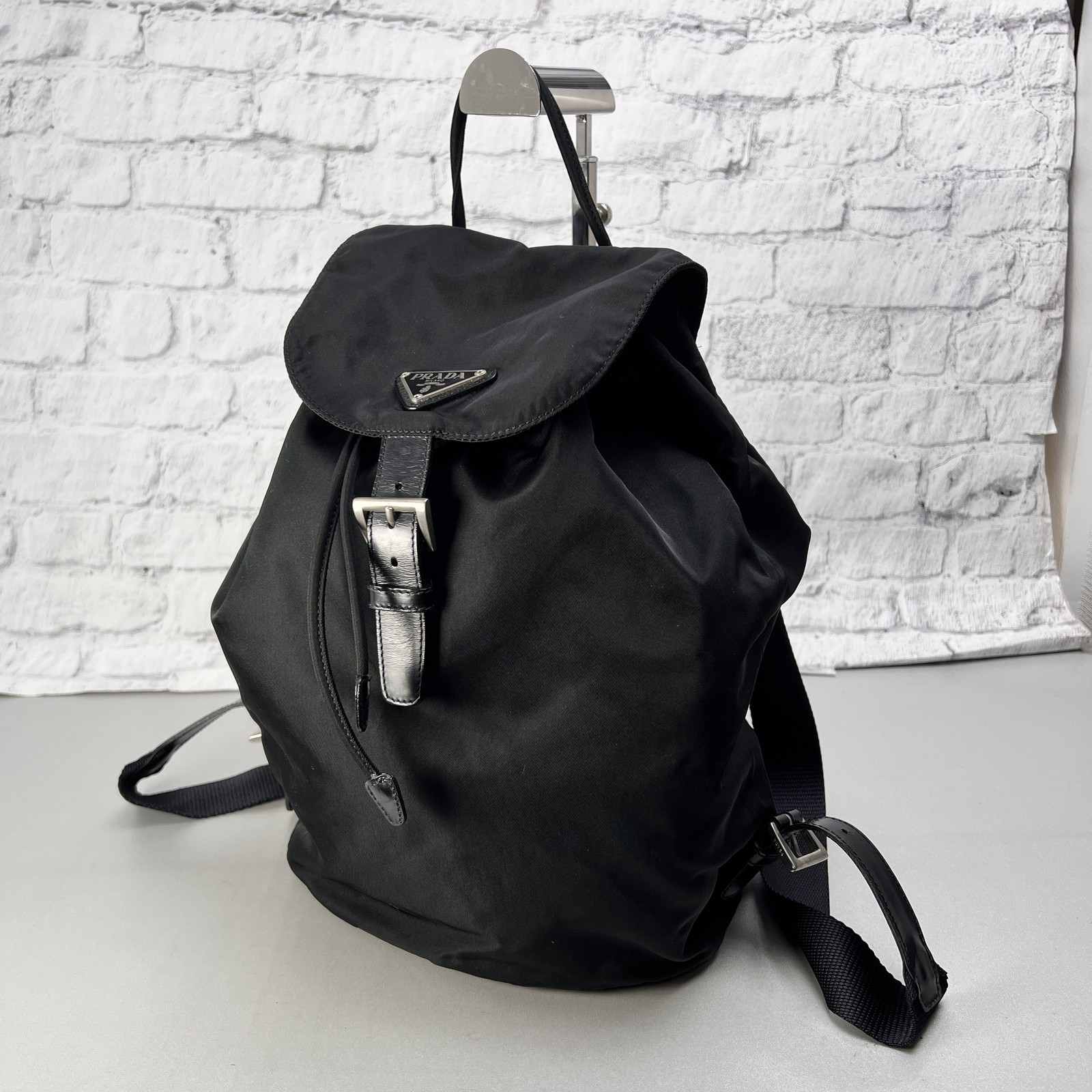 PRADA Backpack Black A-13800