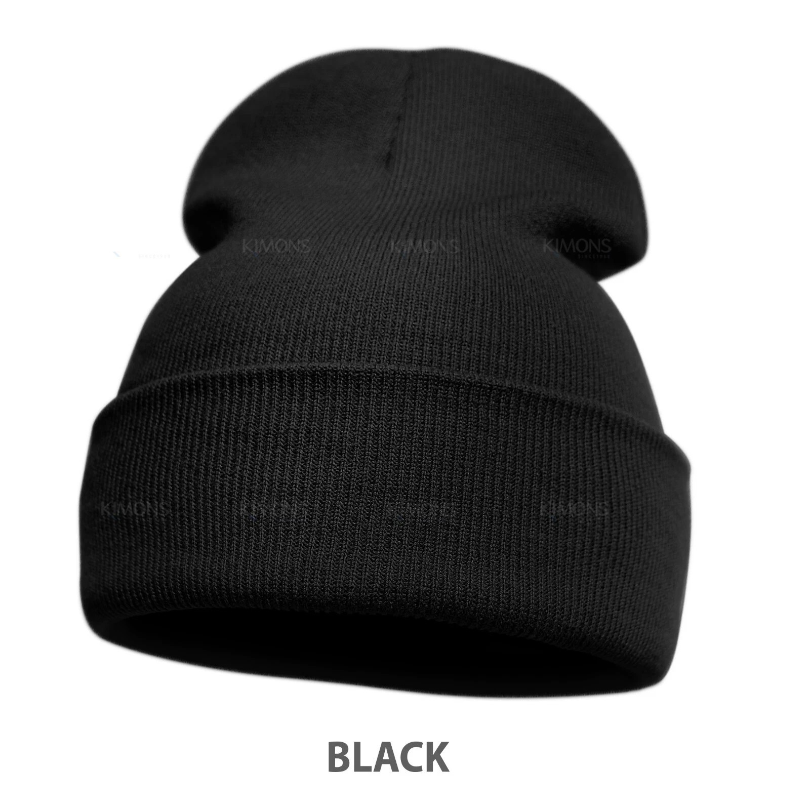 Classic Beanie Hat Cap Plain Knit Skull Cuffed Winter Warm Slouchy Men Women 2