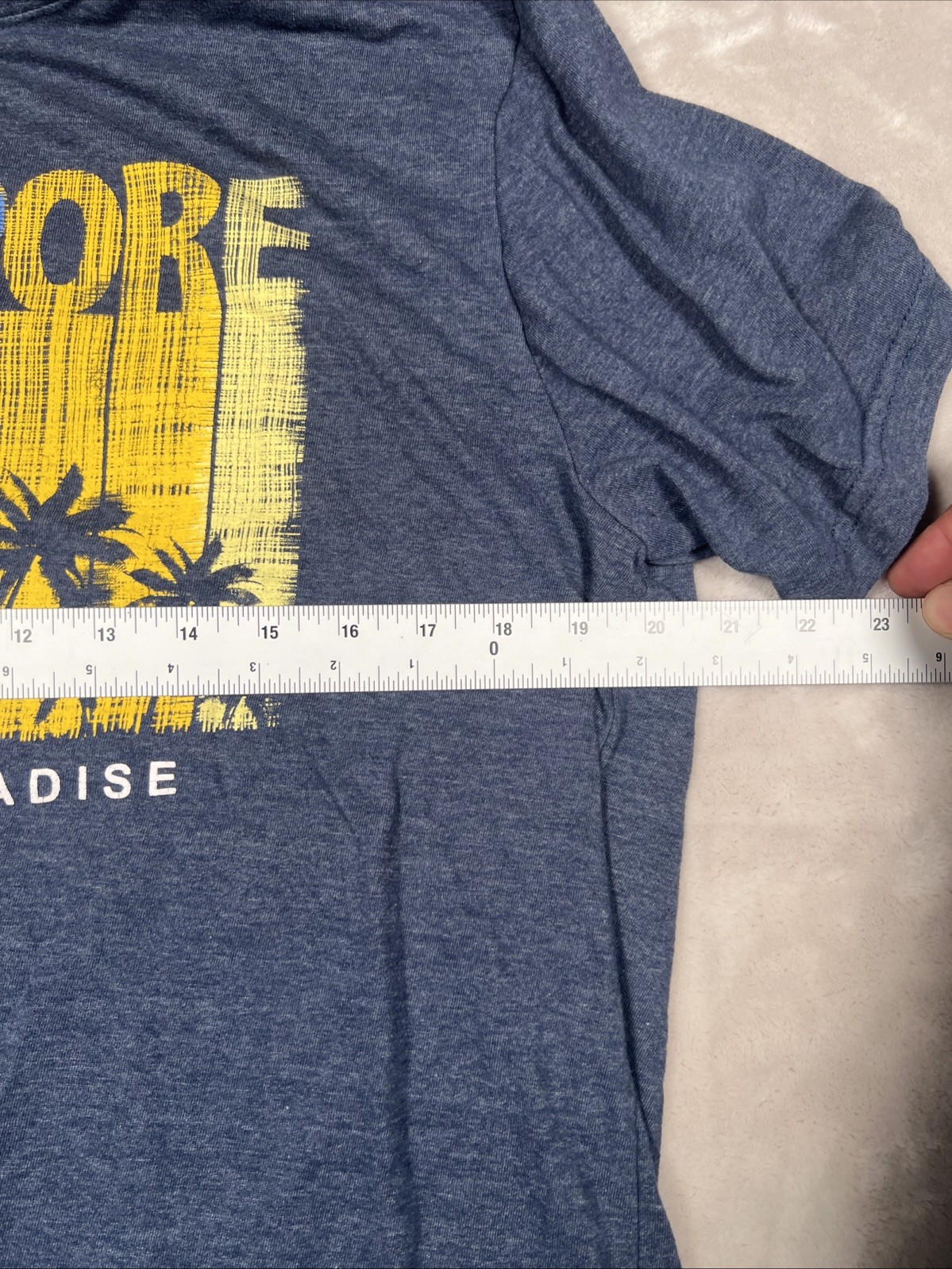 Mens Discover Singapore Blue T-shirt Size Large Cotton – Free Shipping