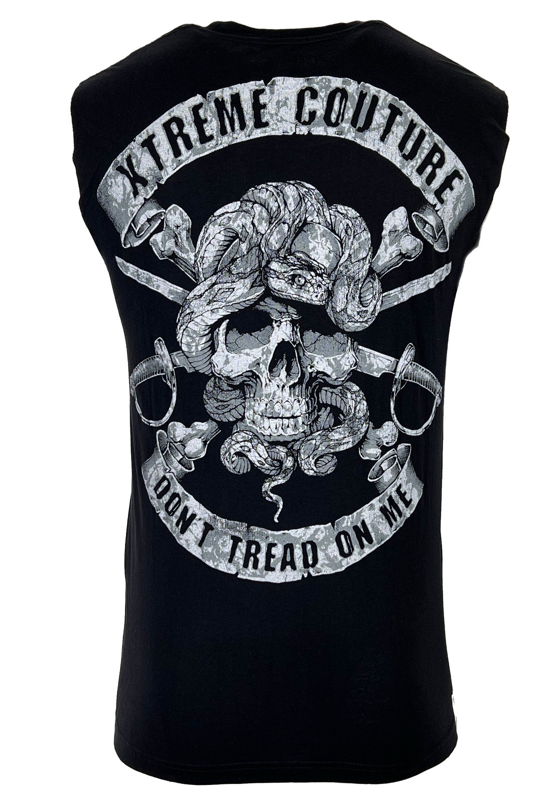 Xtreme Couture Men’s T-shirt DON’T TREAD MUSCLE TEE Sleeveless Black