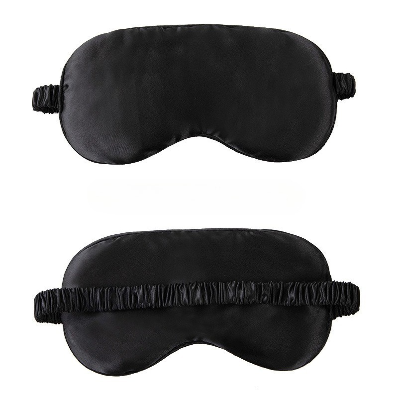 Imitation Silk Sleep Eye Mask Light Blocking Double-sided Silk Ice Silk Eye Mask