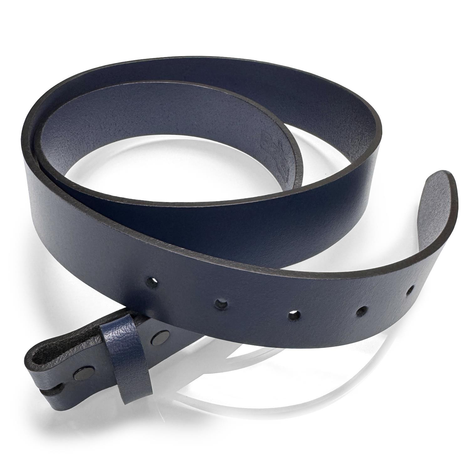 Replacement Strap One Piece Full Grain Buffalo Leather Belt Strap with Snaps on