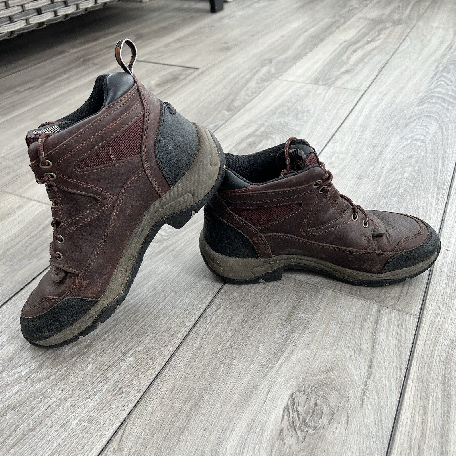Ariat ATS Women’s Terrain Hiking Brown/Cordovan Boots Sz 7B