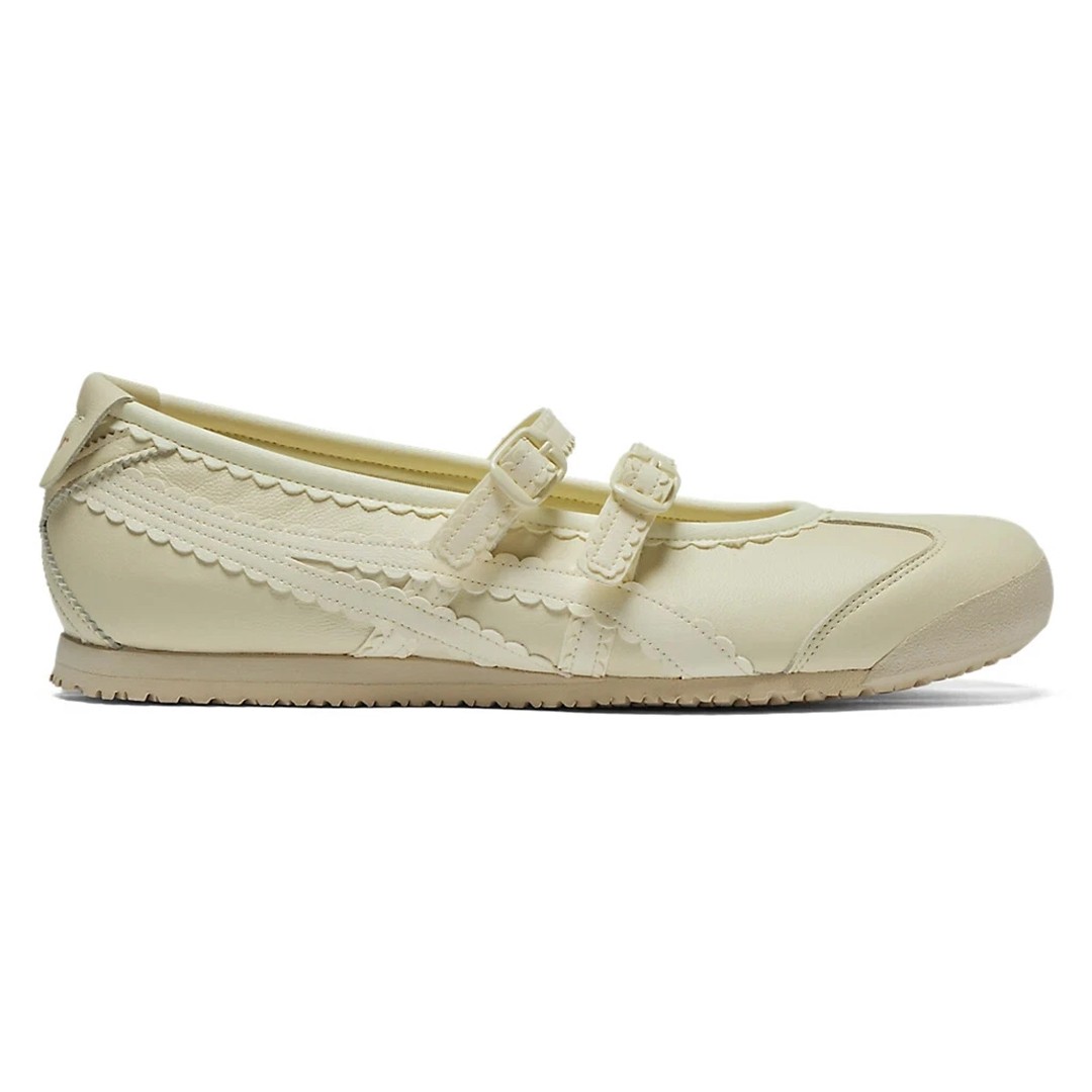 2025 Patou x Onitsuka Tiger Mexico 66 Tgrs Mary Jane Ballet Flats 118A2678-001