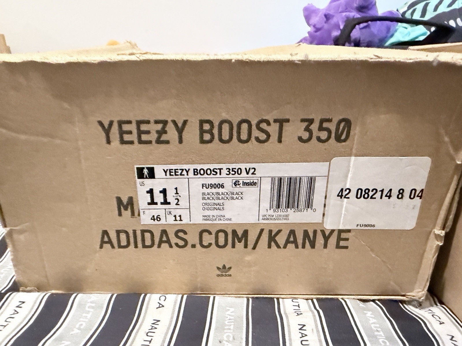 adidas Yeezy Boost 350 V2 ‘Black Non-Reflective’ Low Top FU9006 2019