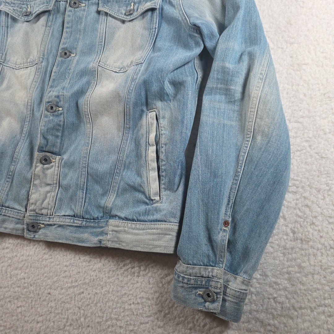 Scotch & Soda Denim Jacket Womens XL Stone Washed Blue