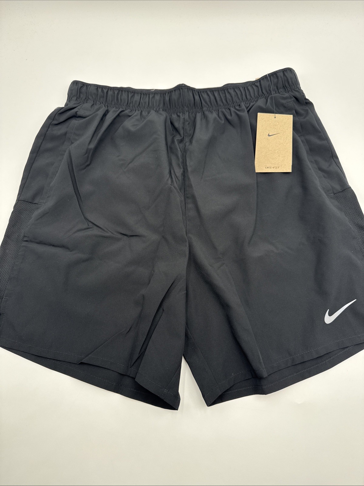 $40 Nike Men’s CHALLENGER 7” SHORT Lined Running Shorts DV9359- Black-Medium-New