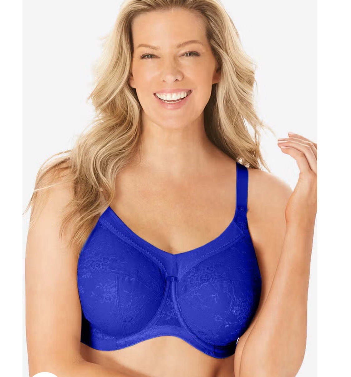 Goddess Verity UW Full Cup Bra in Ultramarine Lace #GD700204 US Sizes H-O NWT$56