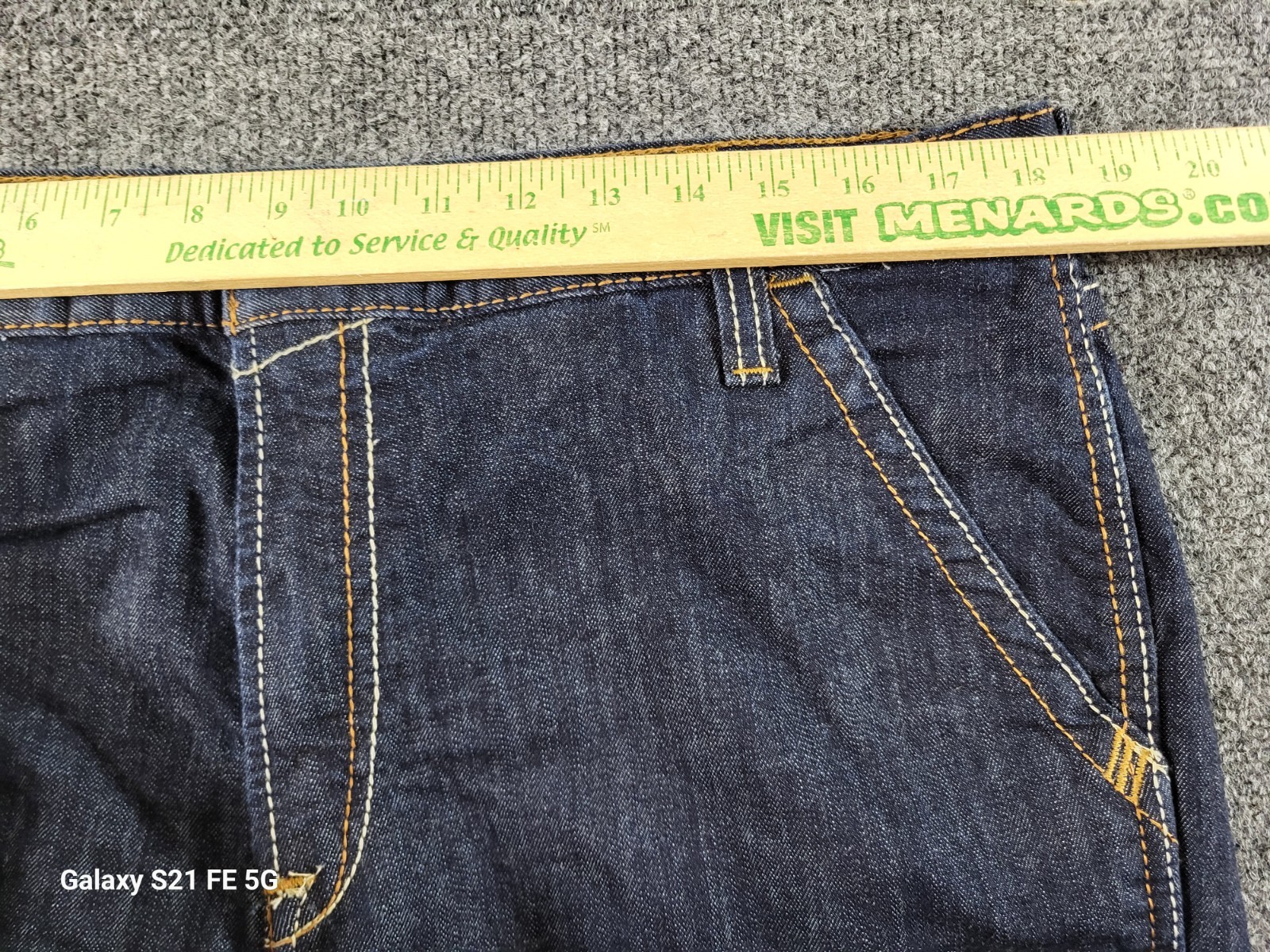 Ariat Fire Resistant M4 Relaxed Straight Jeans Mens 36×30 Dark Wash Stretch