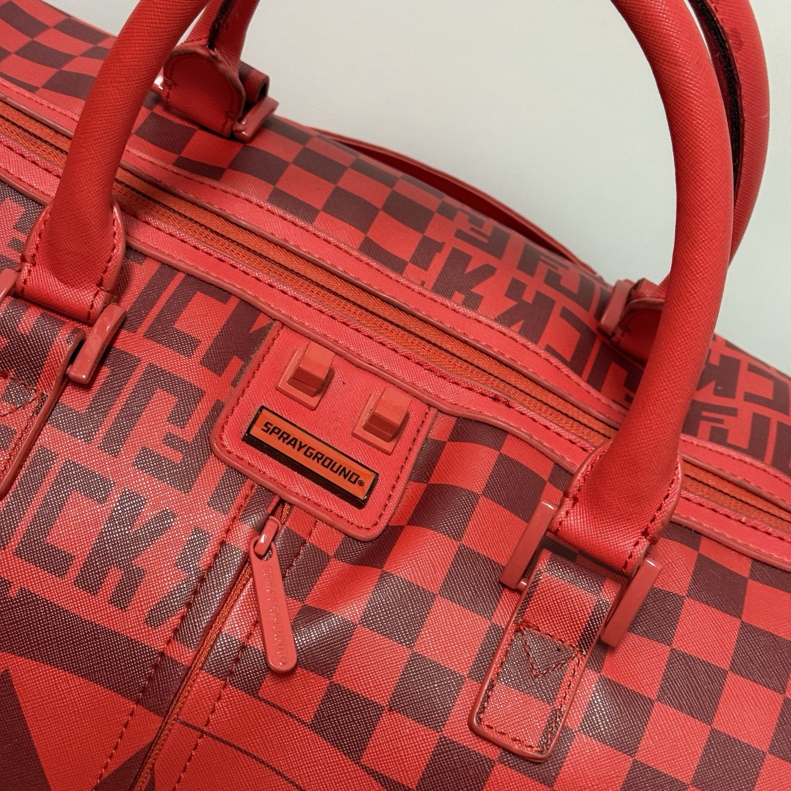 RARE SPRAYGROUND DUFFEL & BACKPACK SET VINI VIDI VICI RED SHARK – SOLDOUT 4EVER