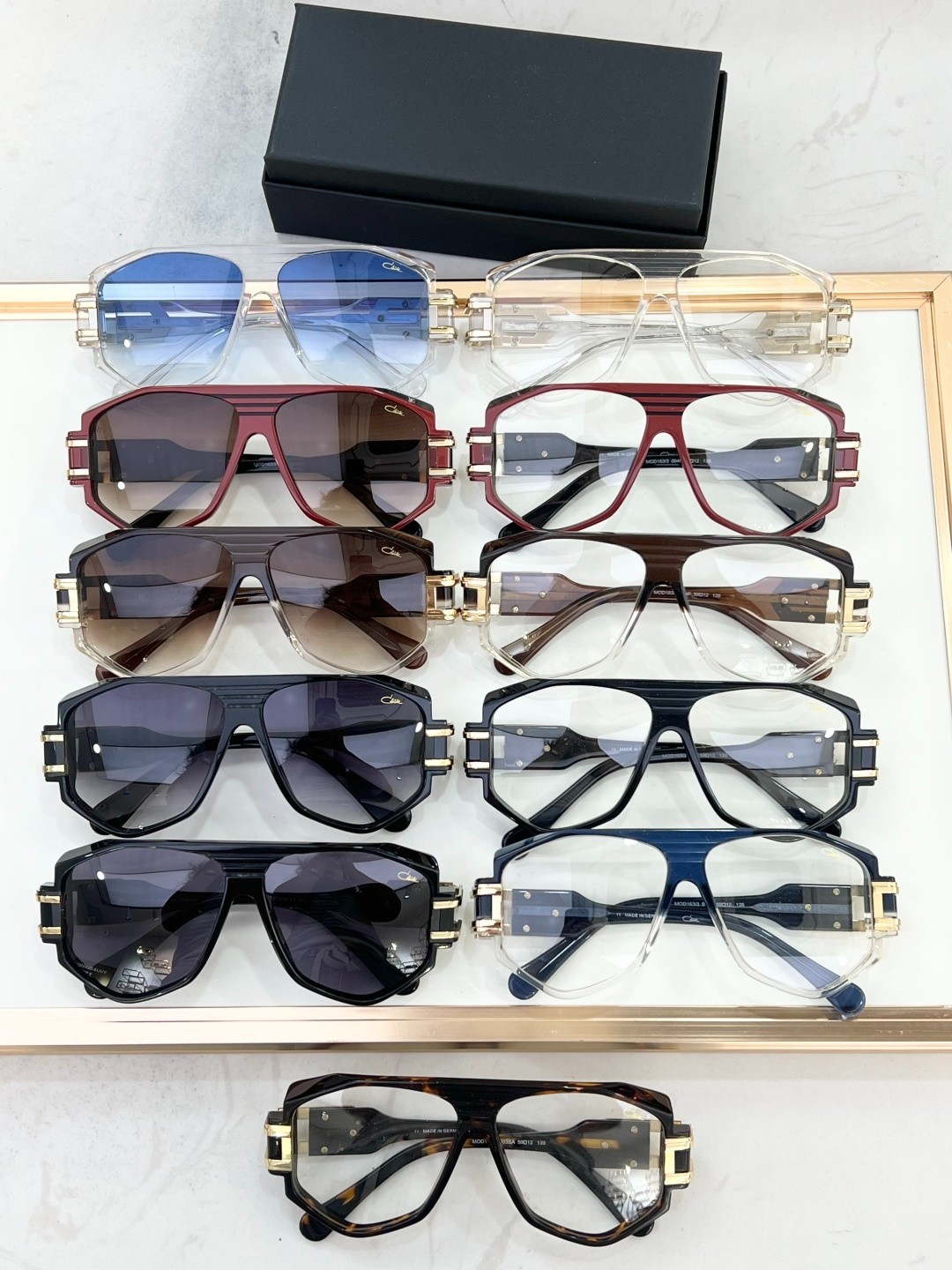 CAZAL Unisex Sunglasses MODEL：MOD163/3 SIZE：59口12-135