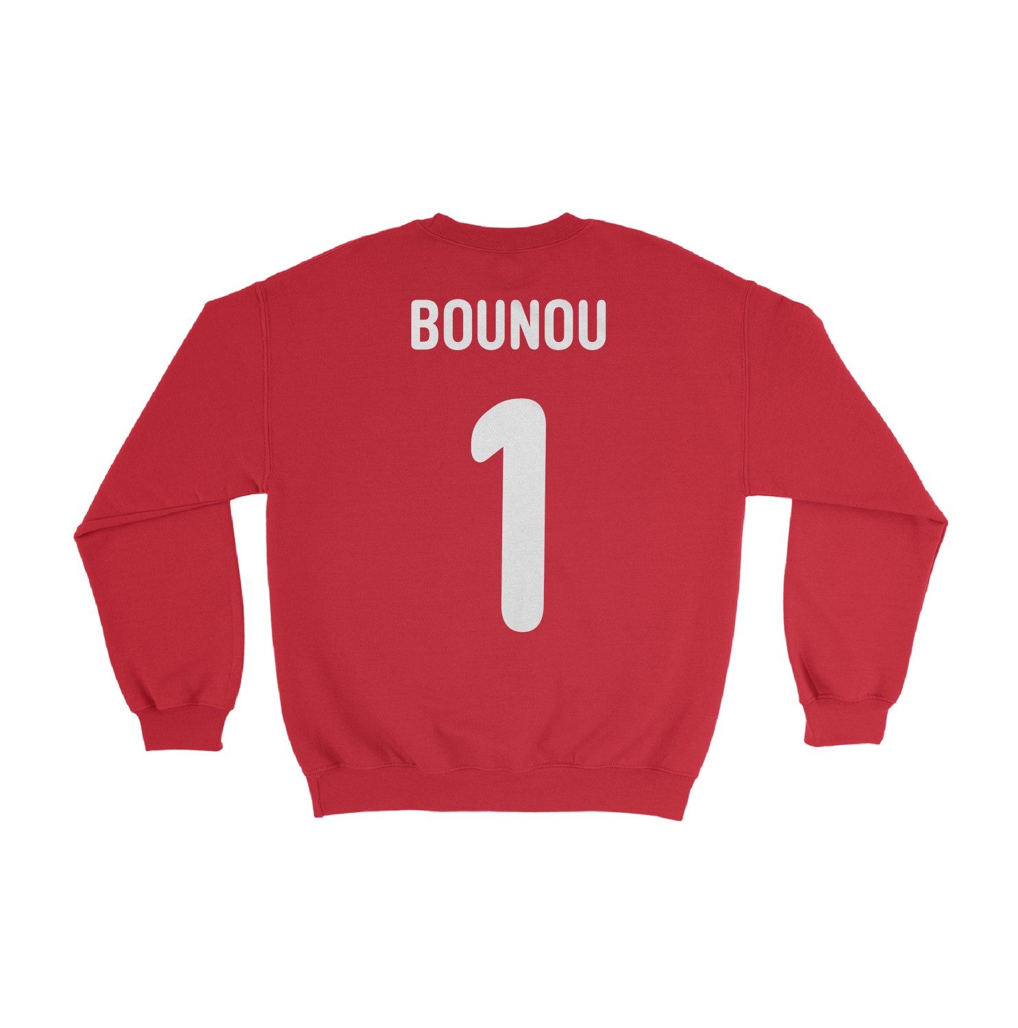 Morocco Pride Bounou 1 Two-Sided Jersey Style Unisex Crewneck Sweatshirt