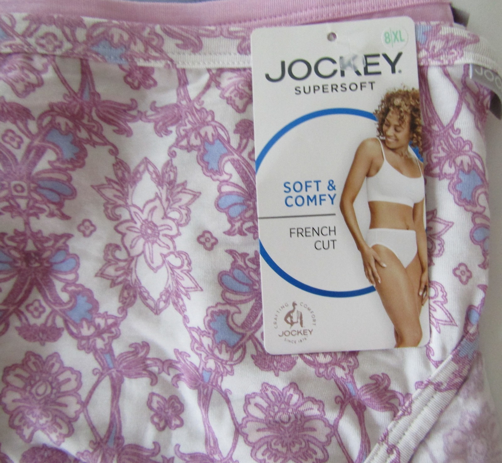 Jockey Supersoft Soft & Comfy Stretch French Cut Underwear – Women’s Size 8 New