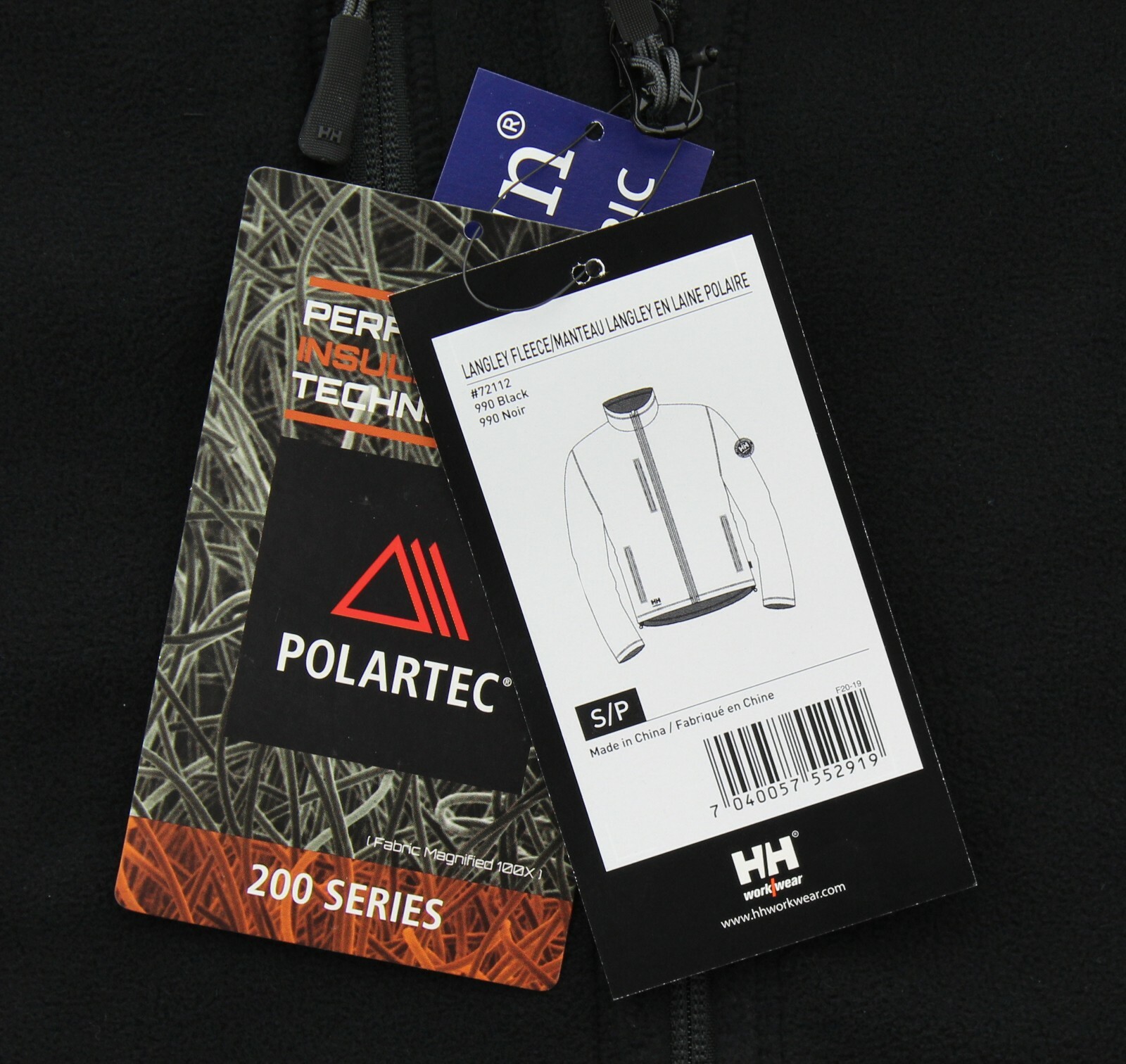Helly Hansen Jacket Langley Full-Zip Polartec Fleece Workwear Coat