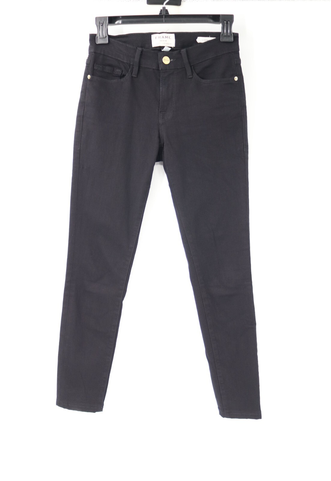 Frame jeans Women’s 24 26×27 Le skinny de jeanne black cotton blend stretch