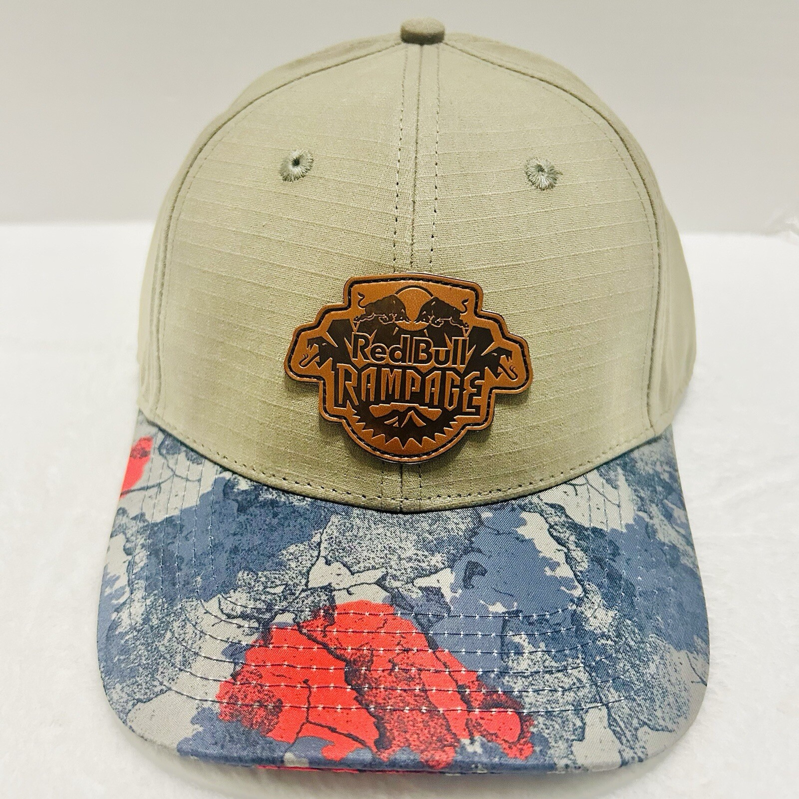 Red Bull Rampage Cliff Hat Cap Adjustable Snapback Racing Outdoors Green