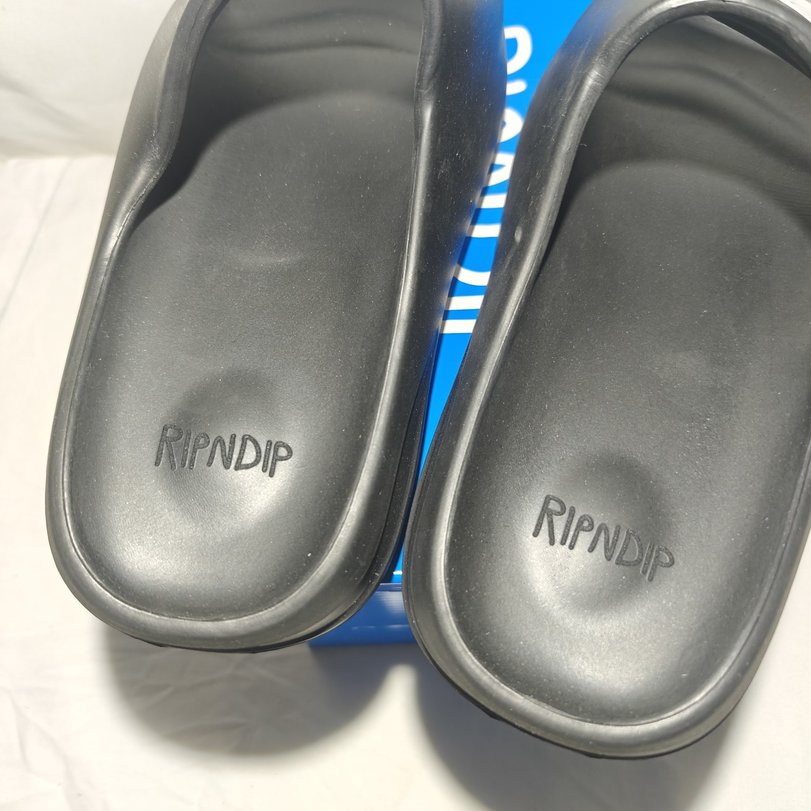 RIPNDIP Lord Nermal Slides Black Size 8/9 Brand New In Box