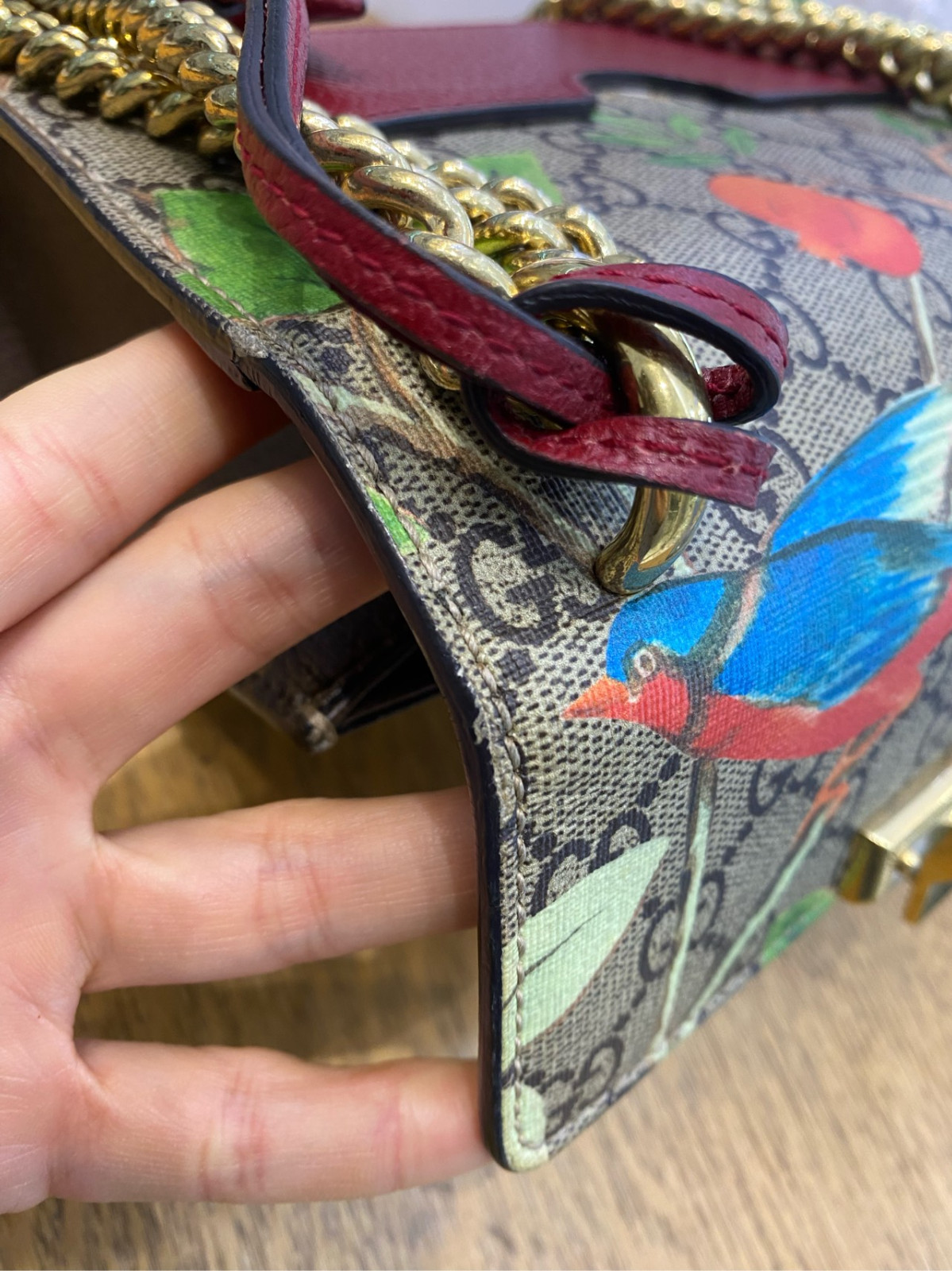 Authentic Gucci Padlock Floral Limited Edition Coated Canvas Crossbody Bag eBay