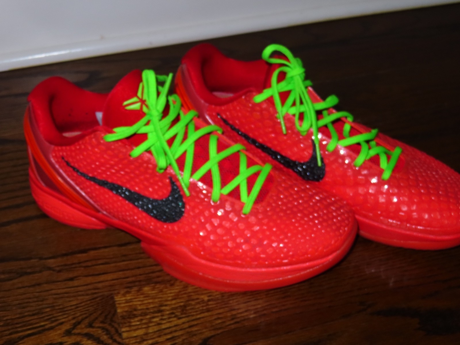 Nike Kobe Grinch Protos : Size 13 : Red Colorway : Excellent Condition 🔥🔥