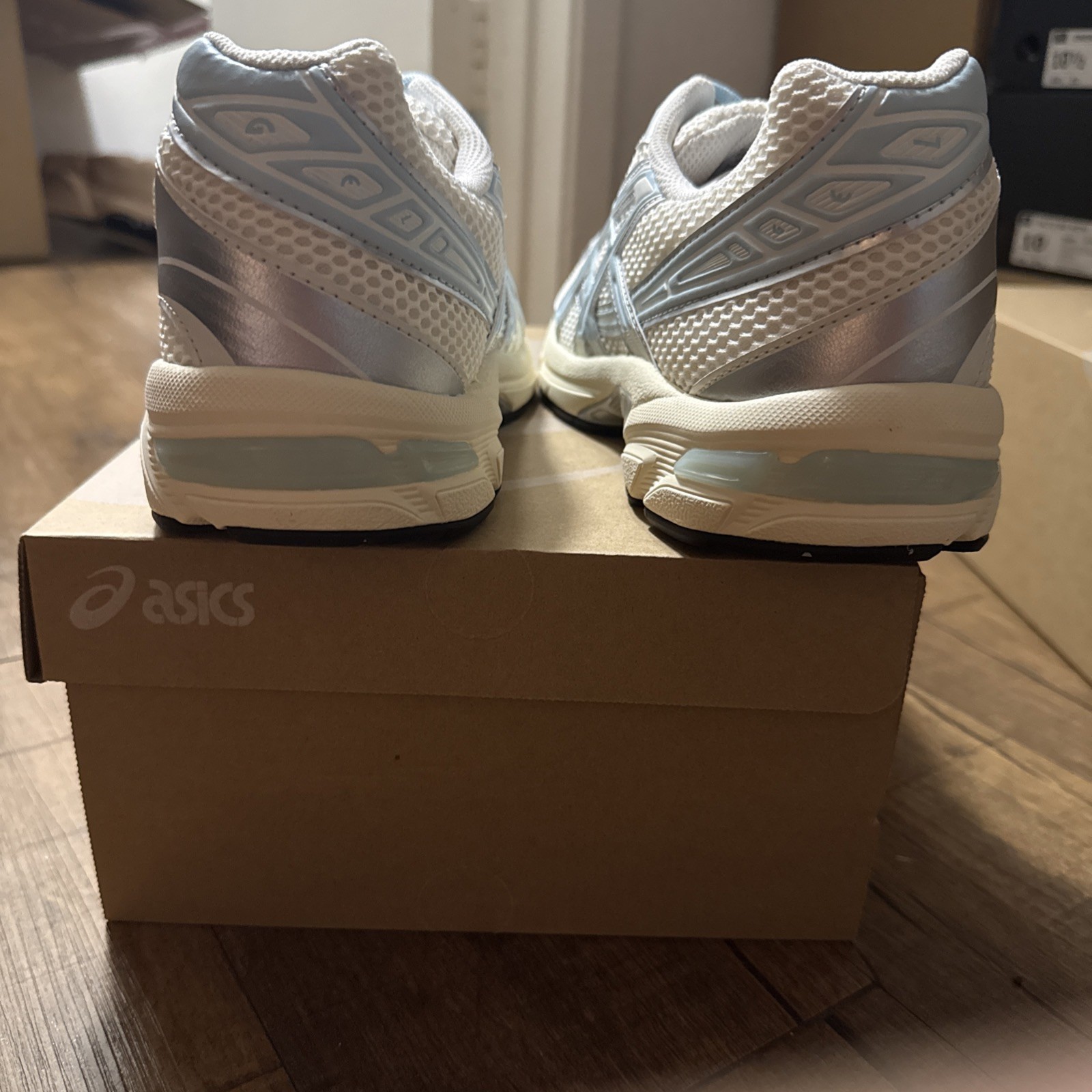 Size 10.5 ASICS x Kith Gel 1130 Cream Starlight Blue 2025 Sneakers 1203A991-100