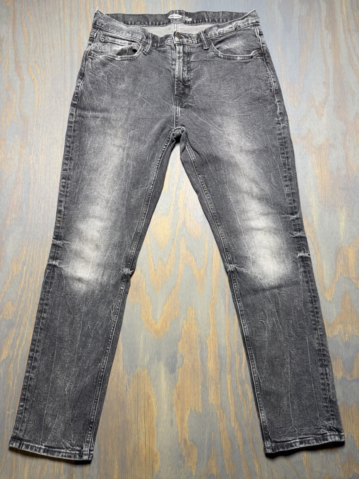 Old Navy Slim Built In Tough Blue Gray Distressed