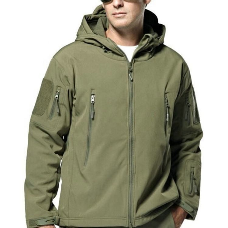 Waterproof Tactical Jacket Mens Military Work Soft Shell Coat Windbreaker Jacket