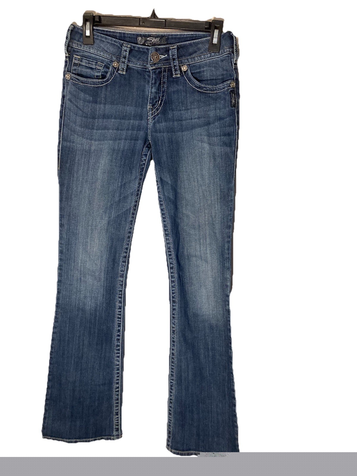 Silver SUKI Jeans Women’s/Teens W26/L34/Blue/Boot Cut/99% Cotton/1% Spandex