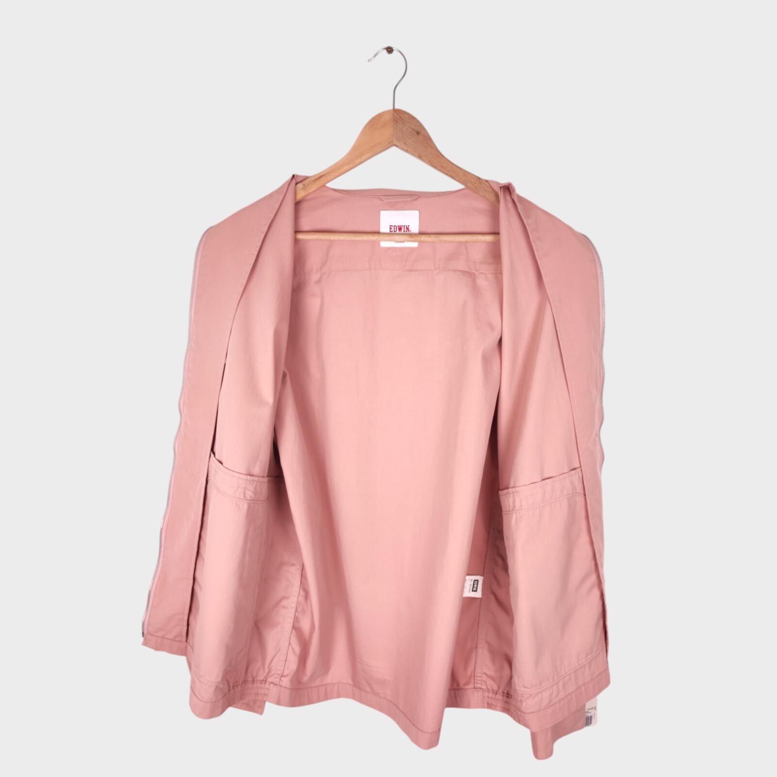 EDWIN Japan Men’s Light Pink Cotton/Nylon Blend Blouson Jacket – XL – Brand New