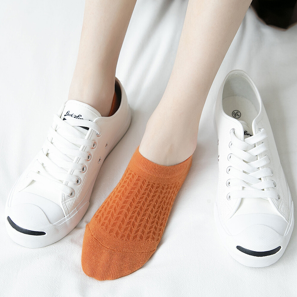 10 Pairs Women Invisible No Show Nonslip Loafer Low Cut Solid Cotton Socks 9-11