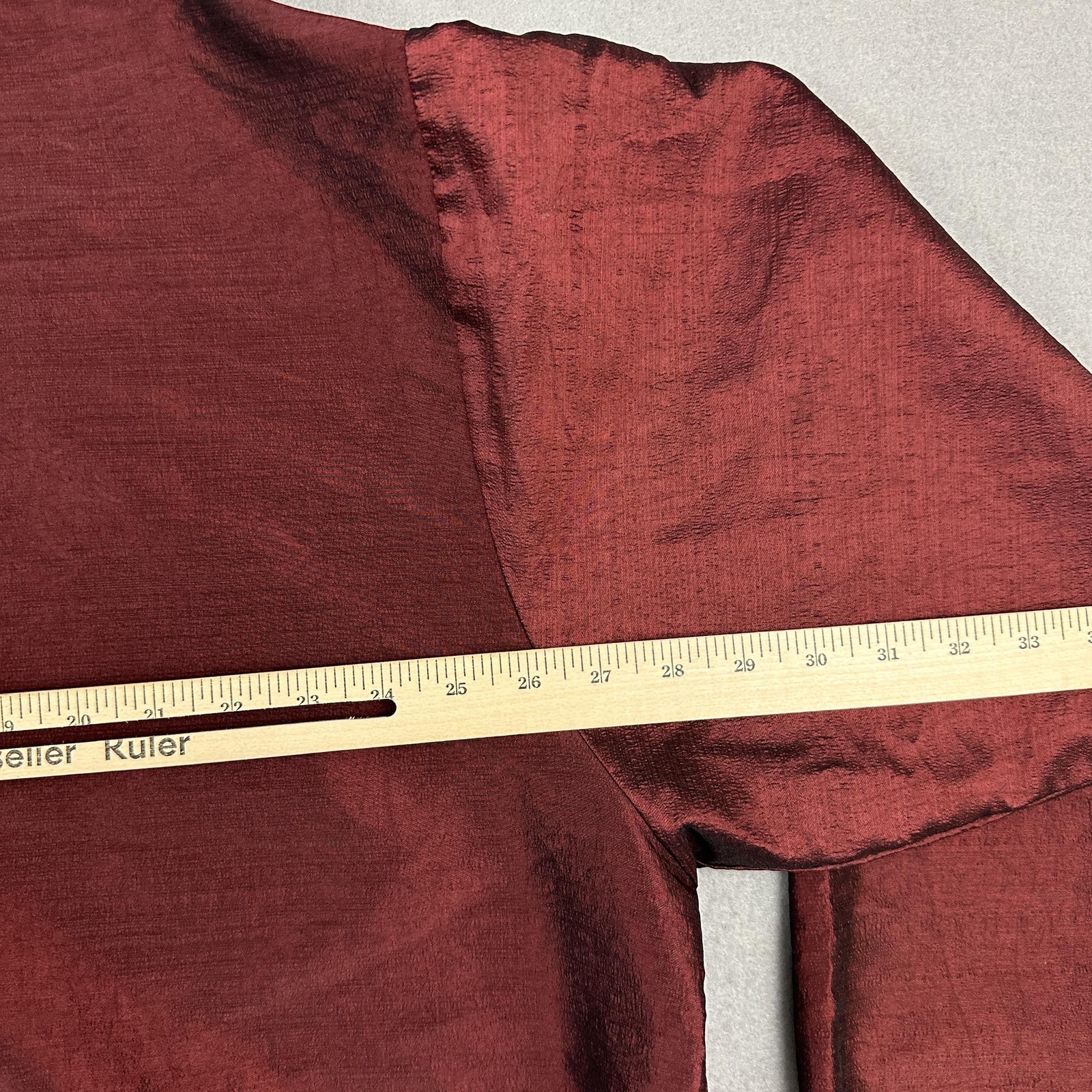 Vintage Surf Style Jacket Men 2XL Red 1/4 Zip Windbreaker Pullover Retro XXL