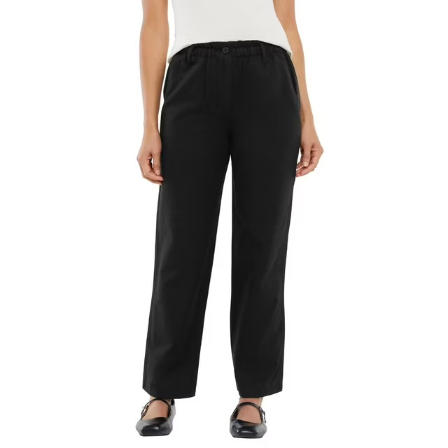 Gap Women’s Easy Twill Pant Size L Black