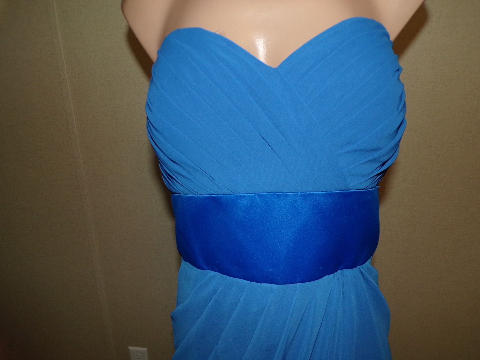 Mori Lee By Madeline Gardner Blue Strapless Dress Size 20 Bridesmaid Prom NWT