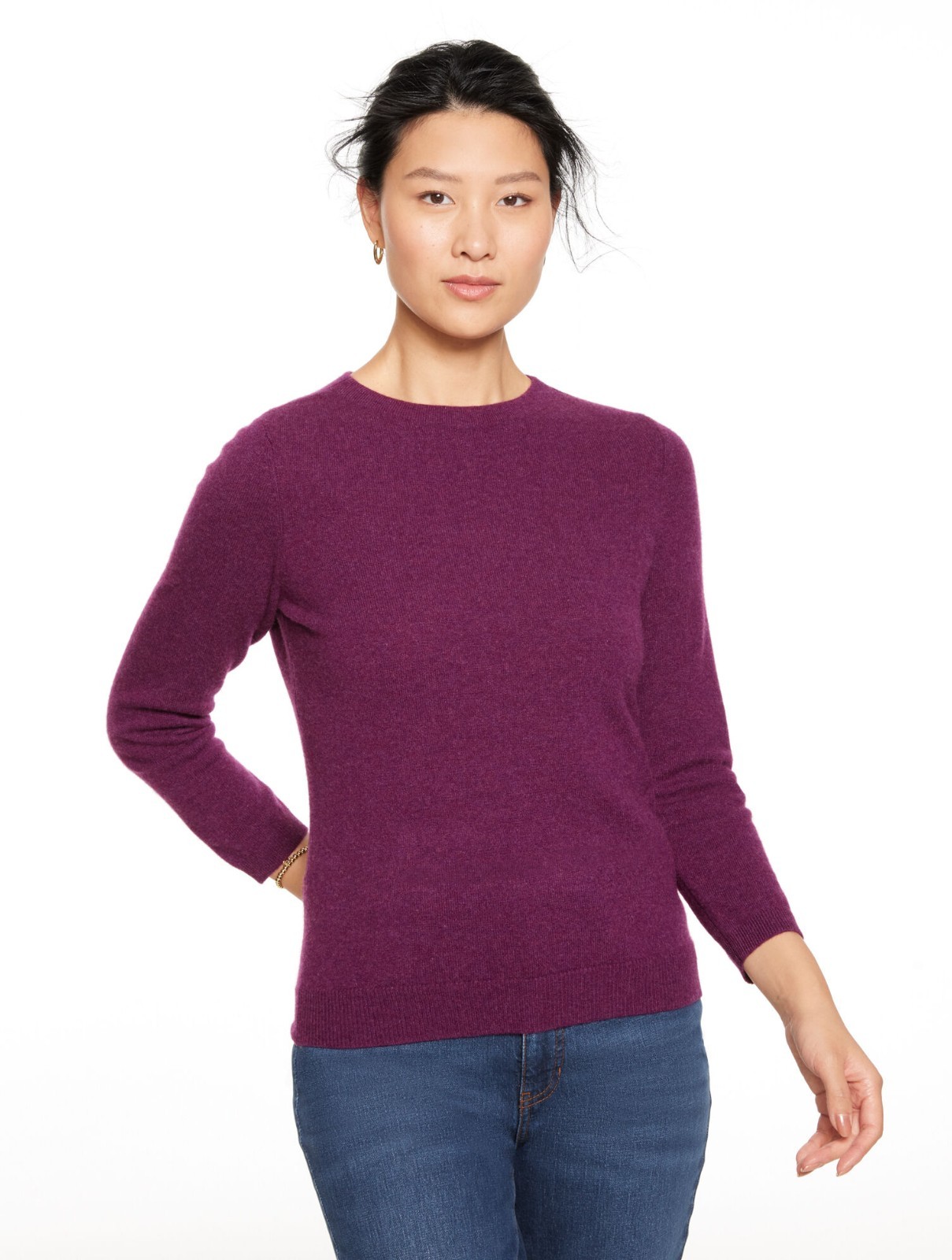 Audrey Cashmere Sweater at Talbots, NWT $199, color TEAL BLUE, have all size