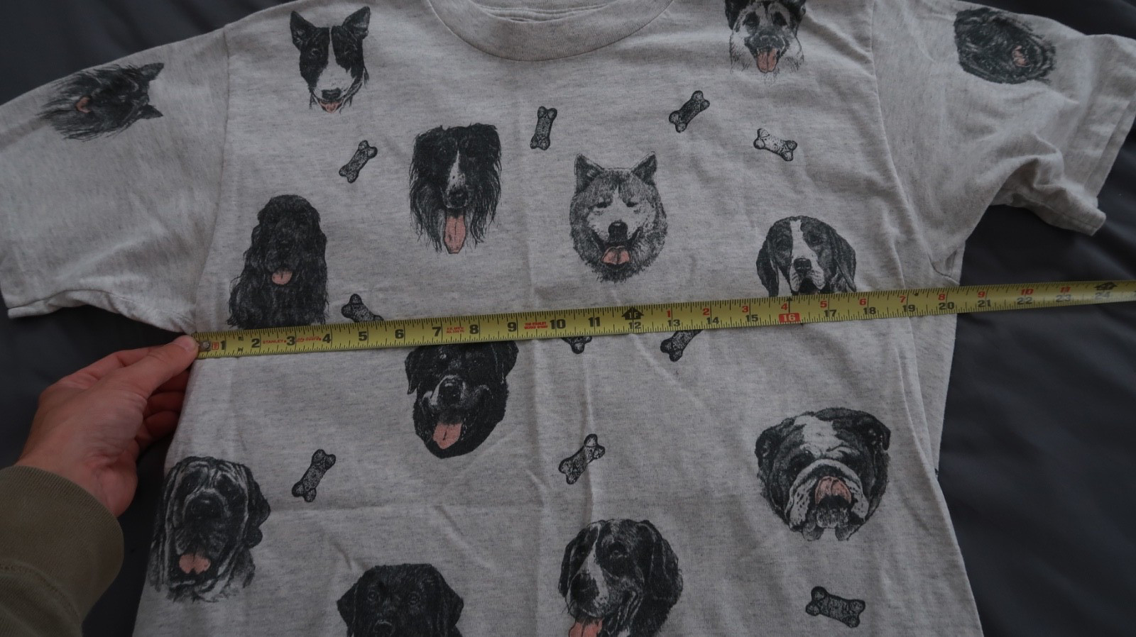 Vintage AOP Dog T-shirt Adult Large Medium rel e vant products all over print