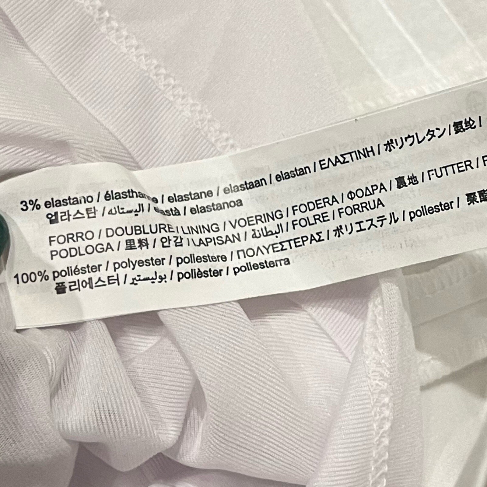 NWT Zara Structured Poplin Collared Long Sleeve Mini Shirt Dress White Medium