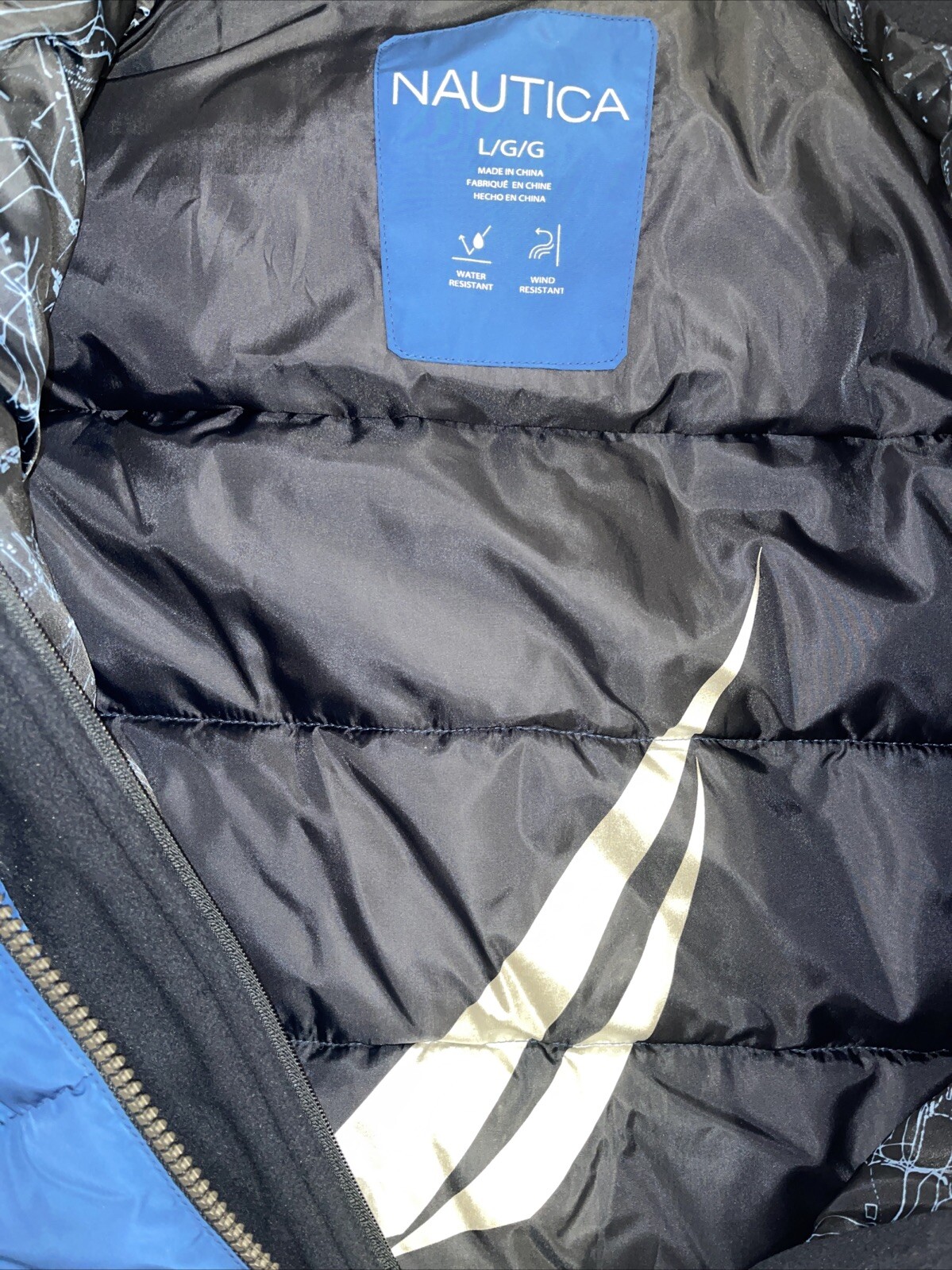 Nautica Mens Quilted Puffer Jacket
