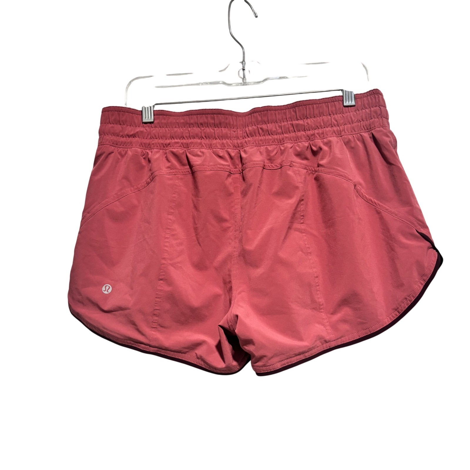 Lululemon Choose a Side Reversible Short Pink Burgundy Womens Size 10 Athletic