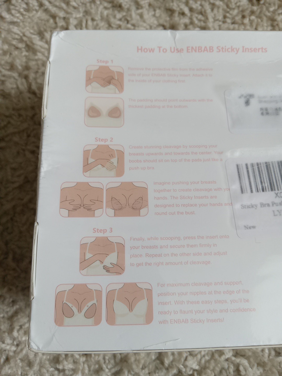 Ultra Boost Inserts &TRIANGLE NIPPLE COVERS