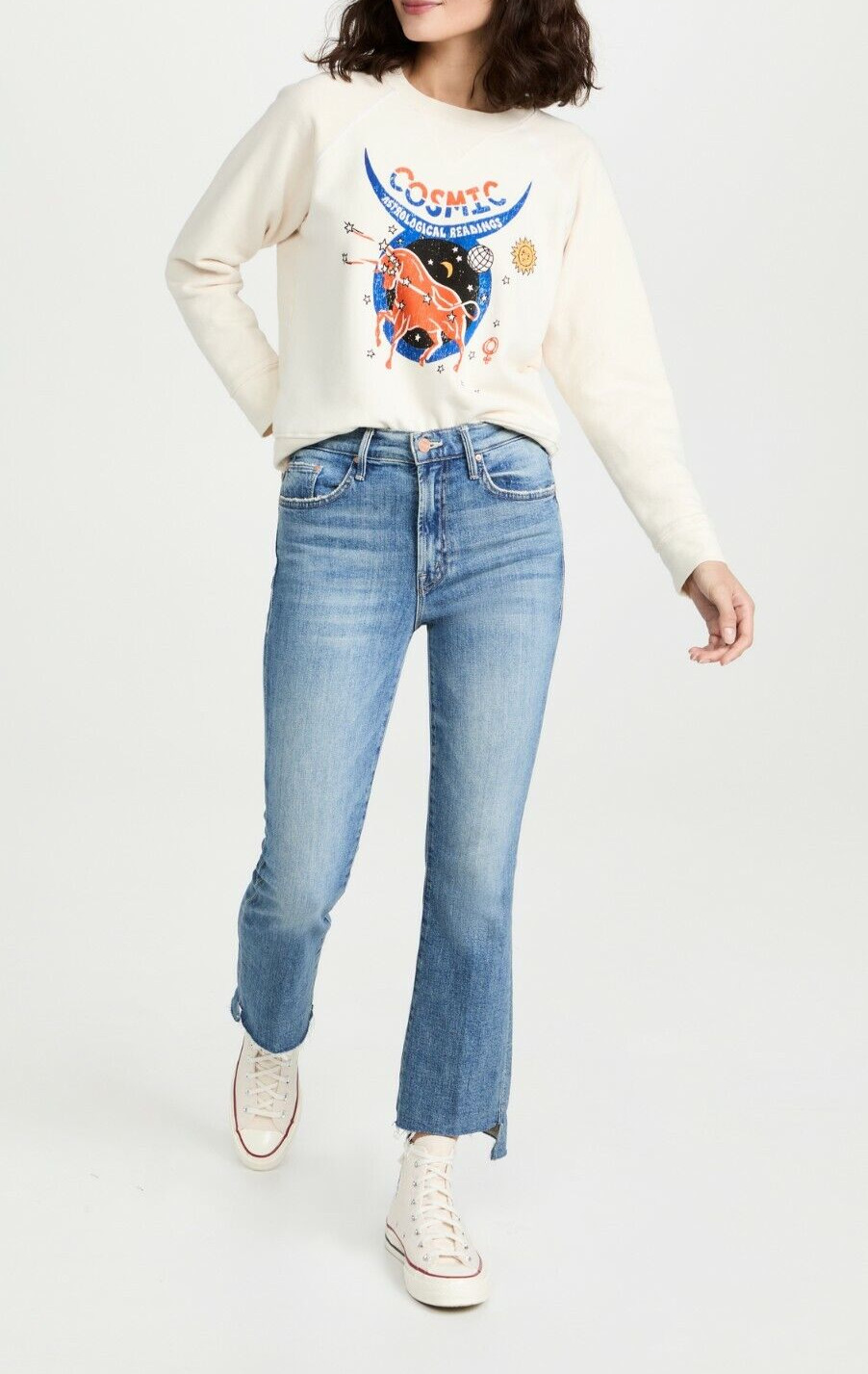NWT Mother Denim Insider Crop Step Fray in Scenic Route Size 24, 26, 30 $228