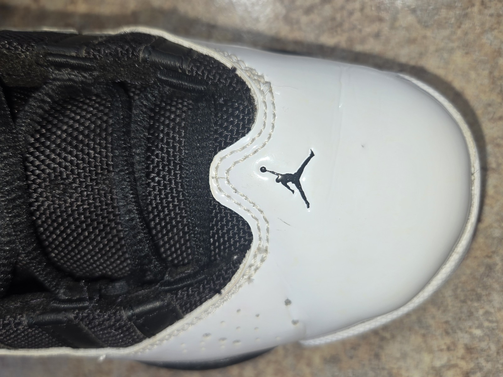 Jordan 6 Rings He Got Game Youth Sz 4.5Y Black White Gym Red Sneakers Very Good