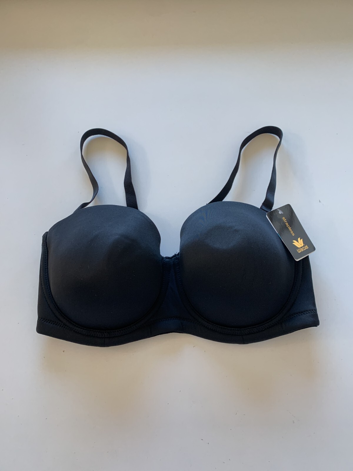 NWT! Wacoal Women’s Sz 36D Red Carpet Strapless Underwire Bra 854119 Black