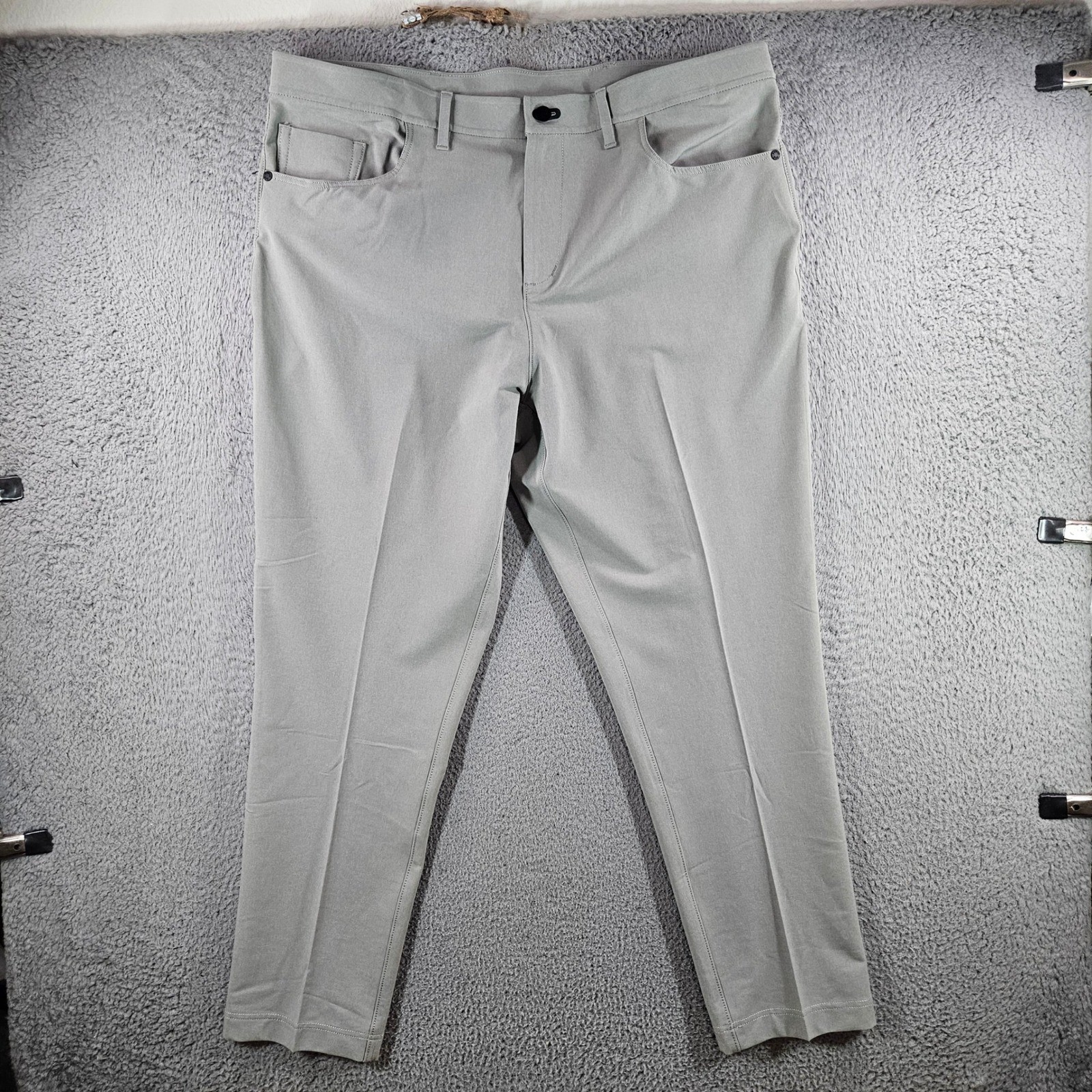 Public Rec All Day Every Day Pants Mens 42×30 Gray Performance Chino Trousers