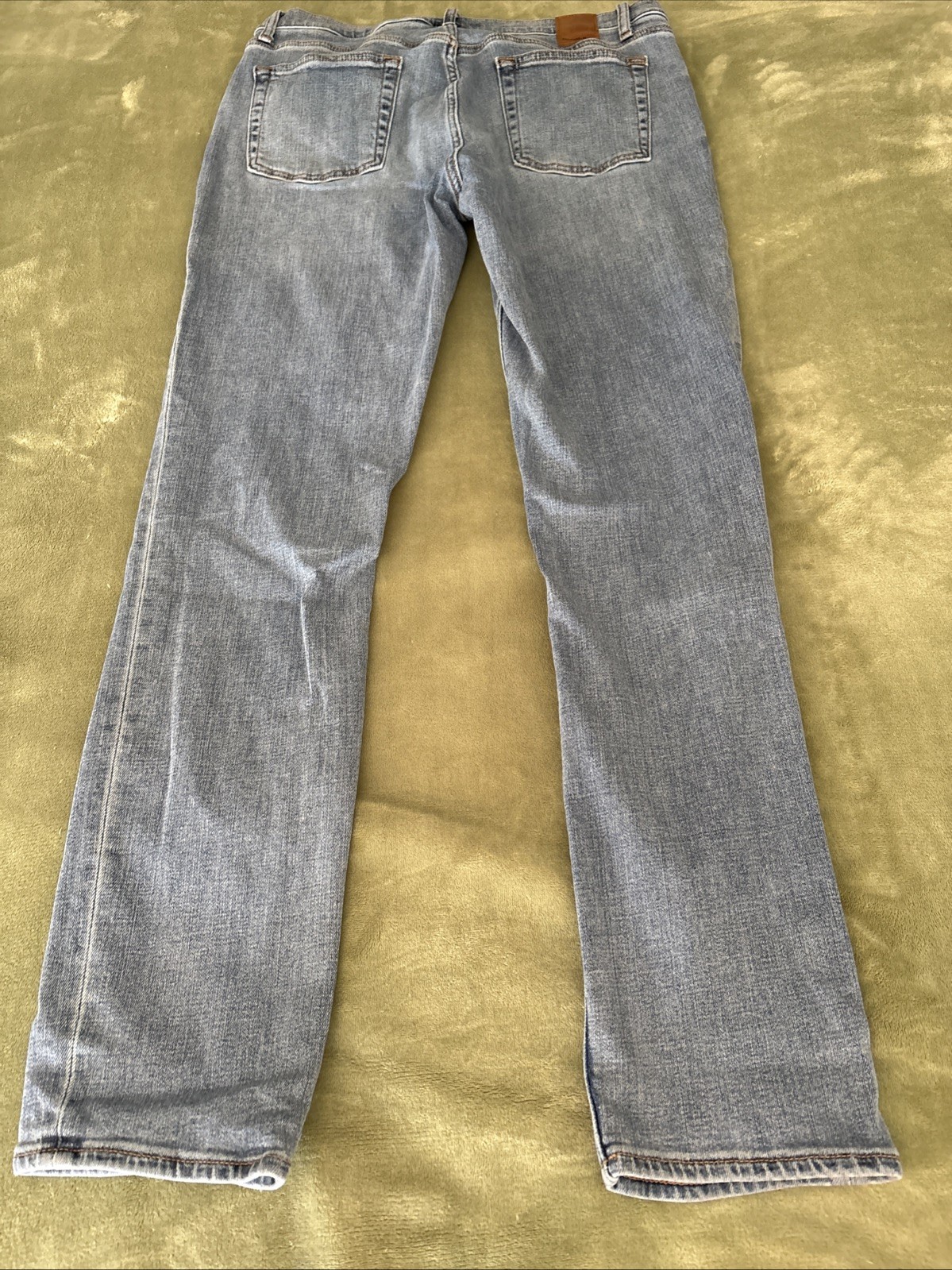 Men’s Good Fellow Slim 34/34 Flex Stretch Straight Leg Jeans Stone Washed